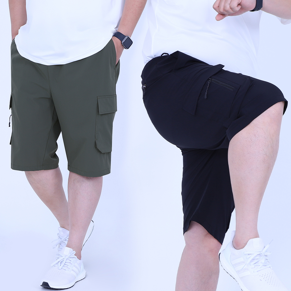 남자 등산 반바지 냉감 카고 - 상품 이미지
