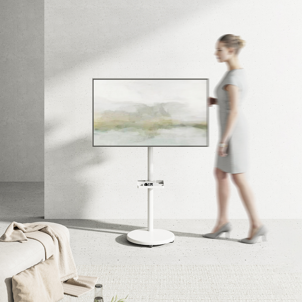 3세대 이동식 TV 거치대 스탠드 선반 삼탠바이미 삼성 LG 룸앤티비 호환 라이트