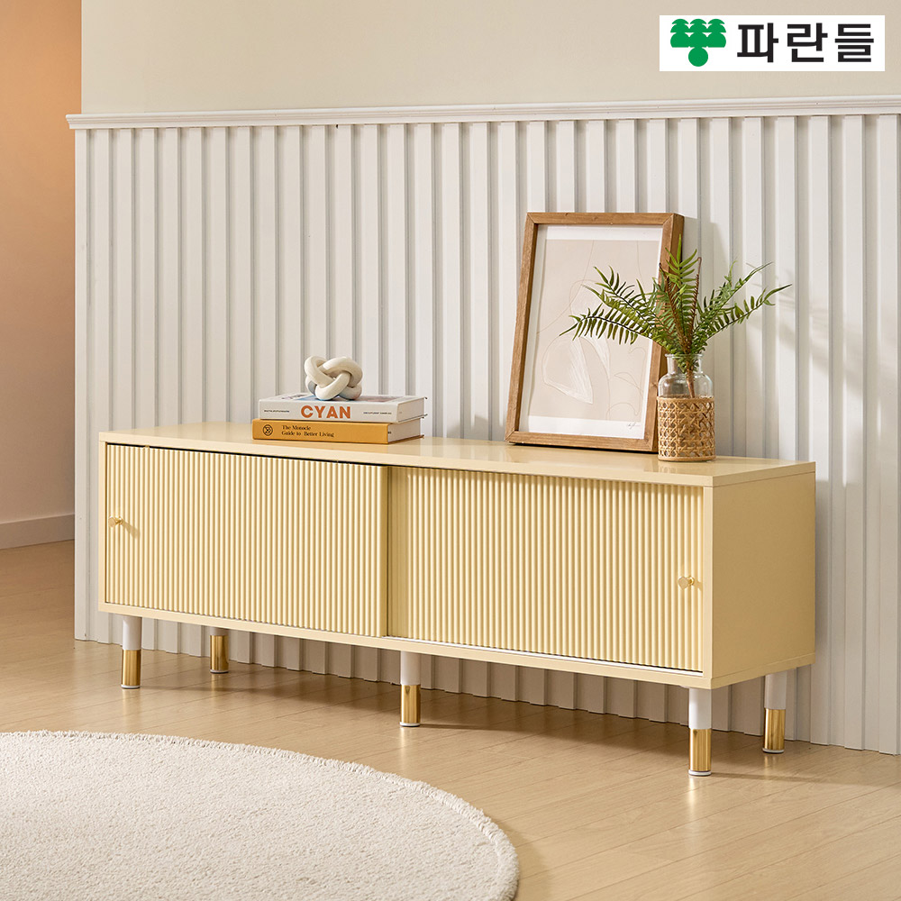 파란들가구 E0목재 LPM 템바도어 1200 TV거실장 티비다이 - 상세 이미지 2