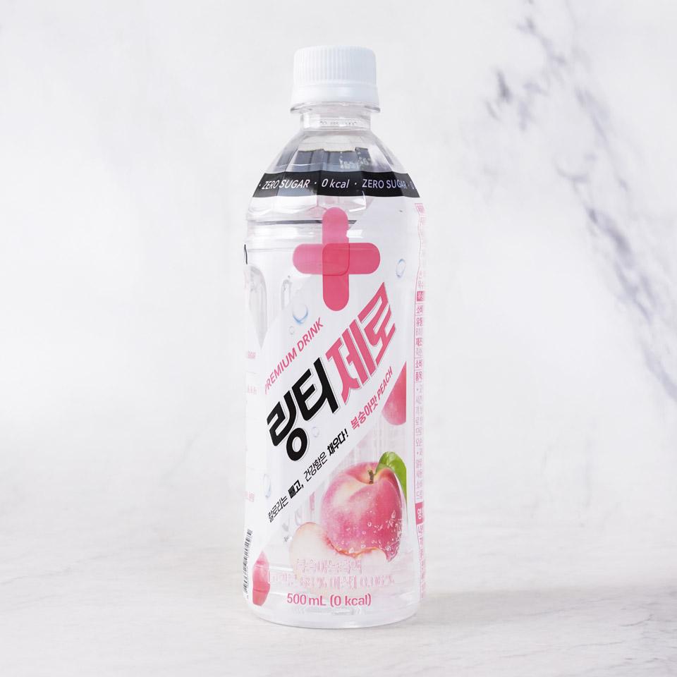 메가마트 링티 제로 복숭아맛 500ml - 상품 이미지