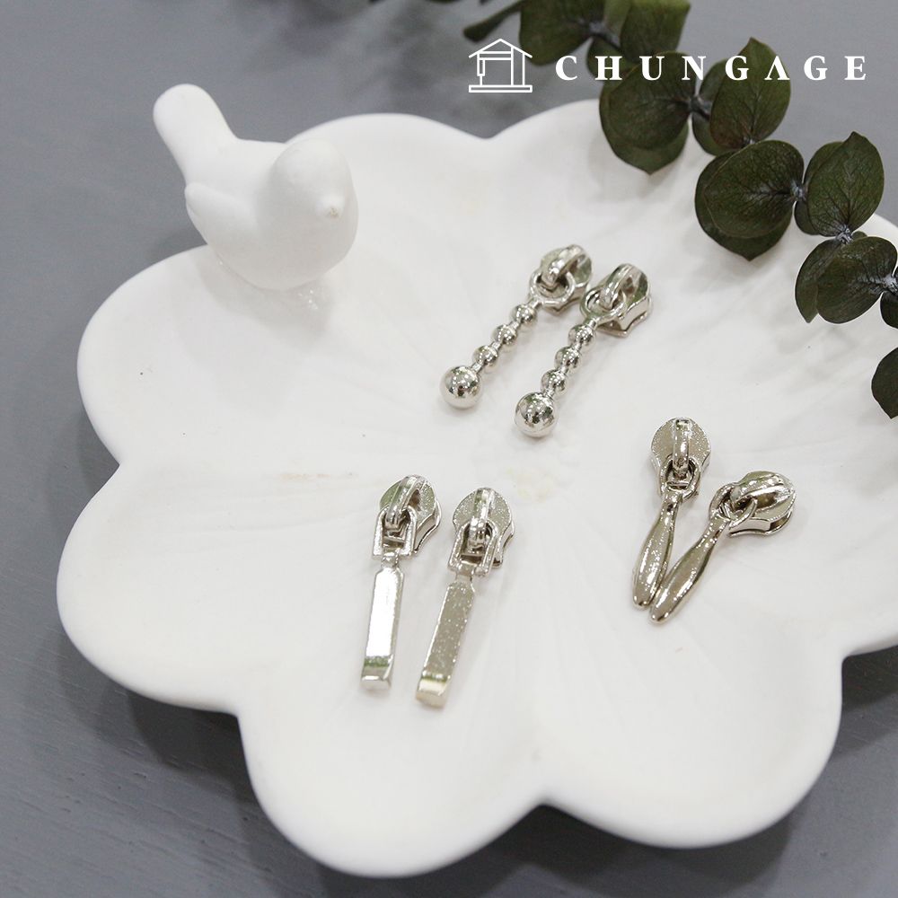 지퍼머리 3호 장식 슬라이드 3종 제품 이미지