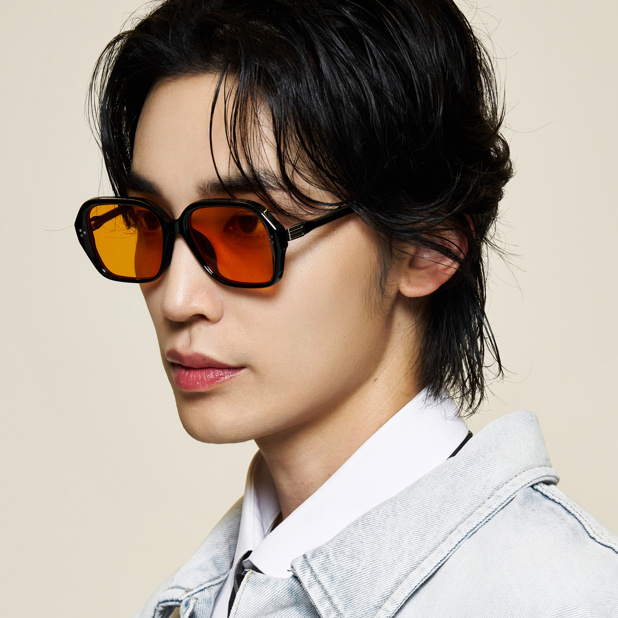 가벼운 사각 데일리 틴트 선글라스 uv400 자외선차단 골프