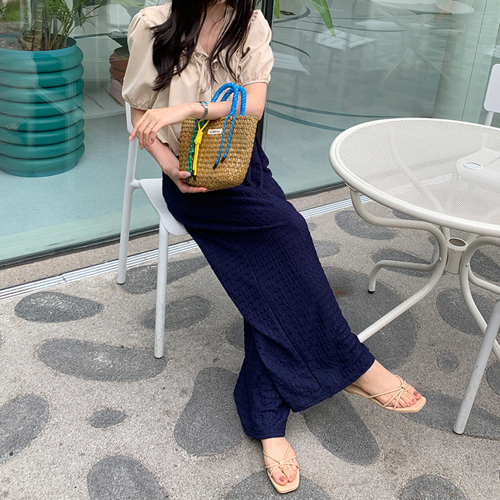 랜디노 주름 밴딩 팬츠 - 상세 이미지 5