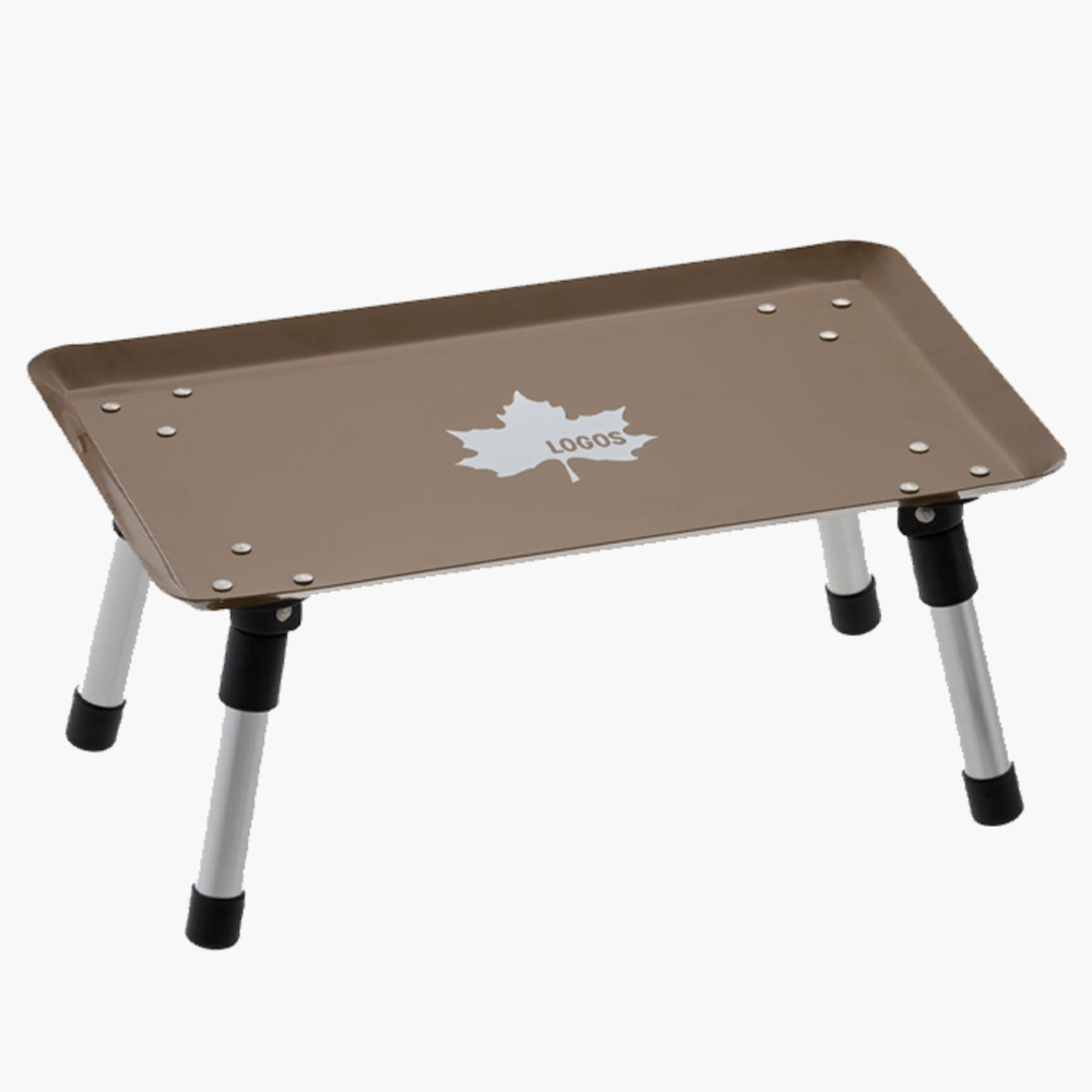 로고스 하드 미니 테이블 캠핑 일반, 브라운