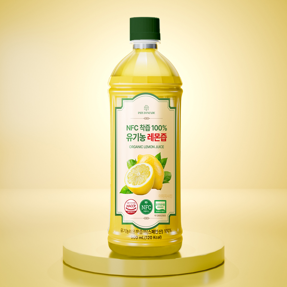 파이토메이드 1포 1알 NFC 착즙 100% 유기농 레몬즙 500ml, 1개 - 상세 이미지 3