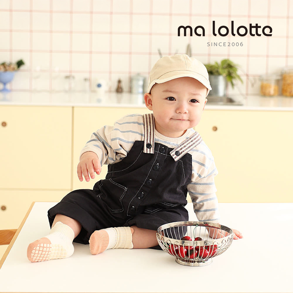 마롤로뜨 아기양말 5P 세트 미끄럼방지 쫀쫀한 유아 신생아 아동 캔디바