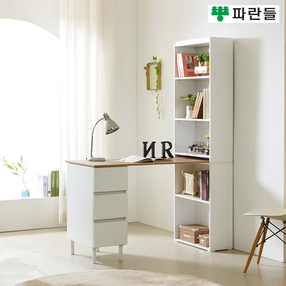 파란들가구 E0목재 LPM 서랍형 1000/1200 h형책상 학생책상 - 상세 이미지 3