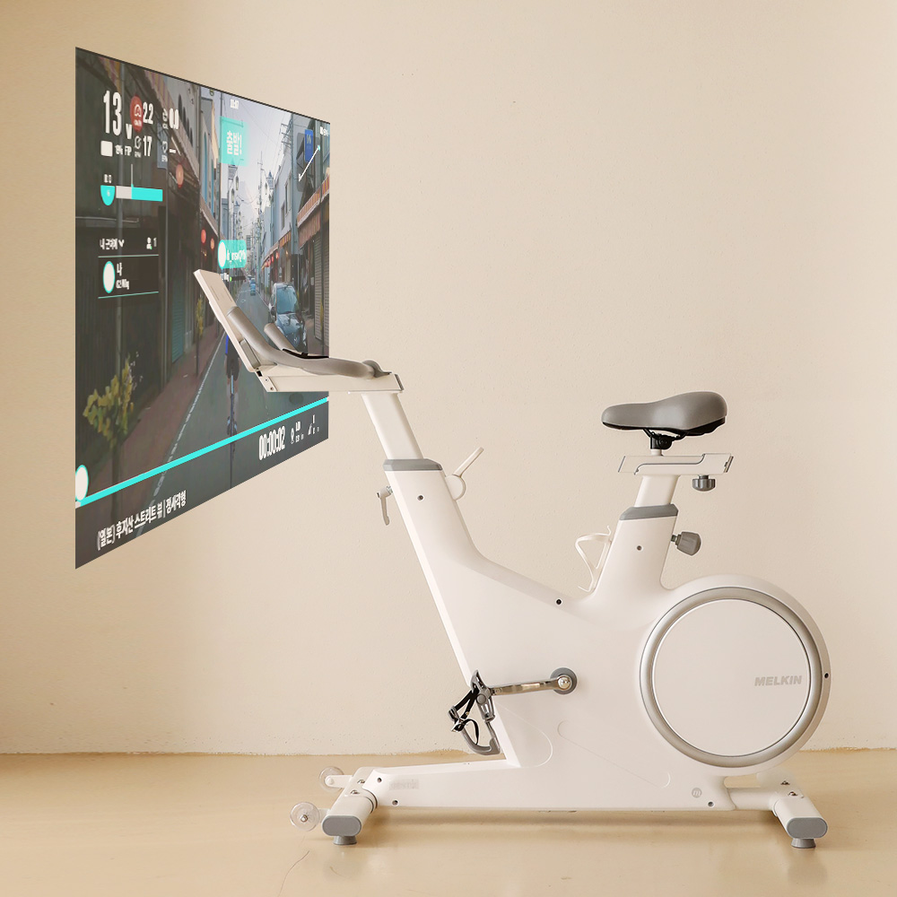 멜킨 스마트 실내자전거 젠틀 마그네틱 스핀바이크 즈위프트 게임 사이클 10kg 헬스바이크