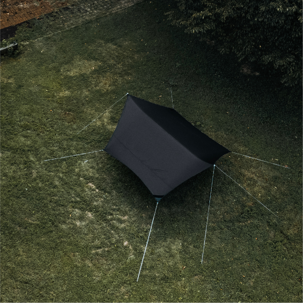 캠빌 블랙코팅 클래식 렉타 타프 4M 카키