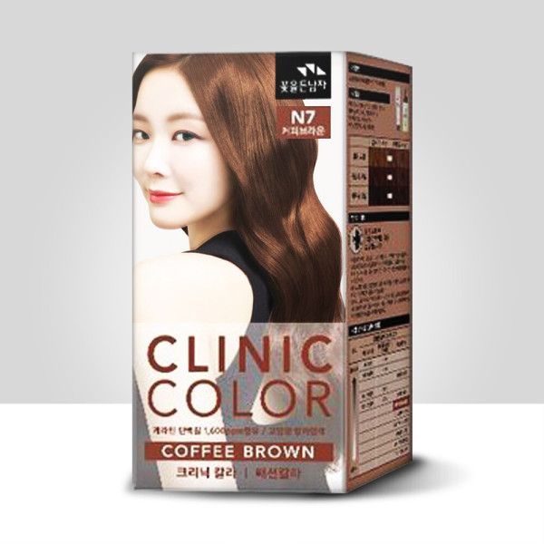 꽃을든남자 크리닉칼라 염모제 /N7 커피브라운 : 헬로더마켓