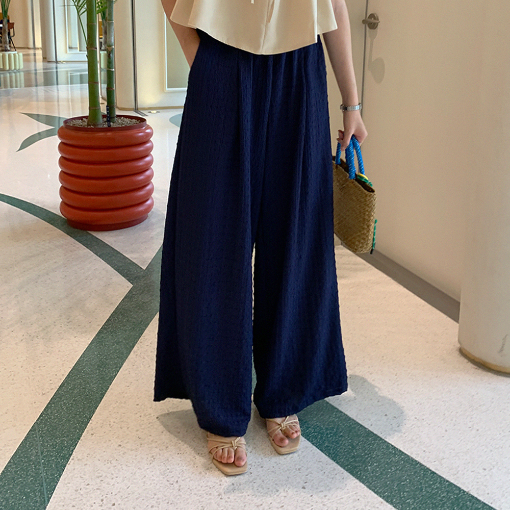 랜디노 주름 밴딩 팬츠 - 상세 이미지 2