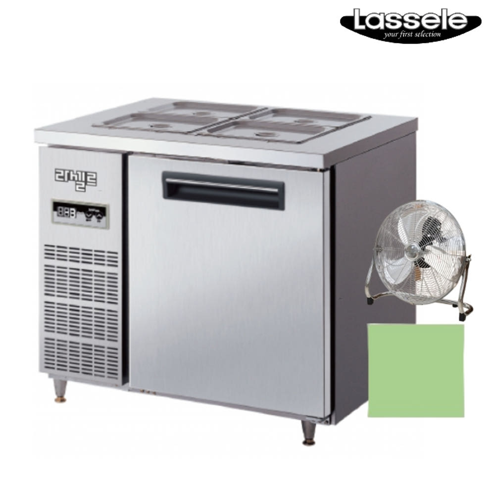 식당 밧드 테이블냉장고 900 고기집 셀프 4구 반찬냉장고 : 신일N위시웨이