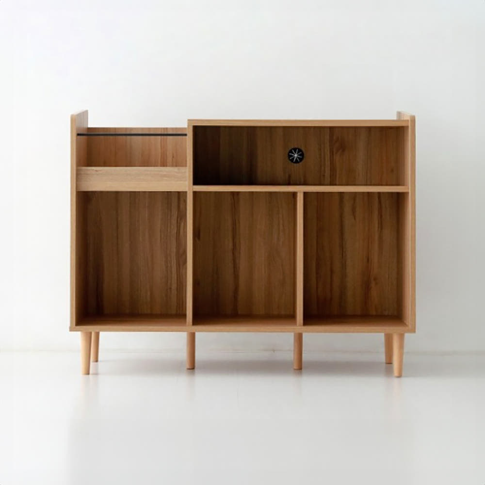 CAMIU 수납장 5칸 SHM90114 1135x400x900mm, 2단, 캄포어베니어 7268.3633 - 상품 이미지