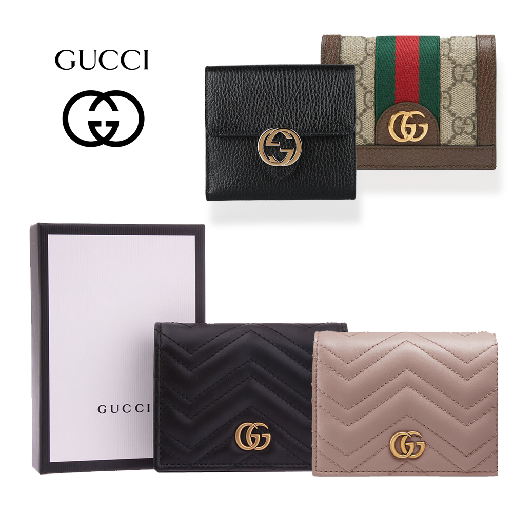 [백화점AS/국내배송] 구찌 여성 지갑 캔버스 오피디아 카드 반지갑 마몽 GG 선물 명품 구찌 반지갑