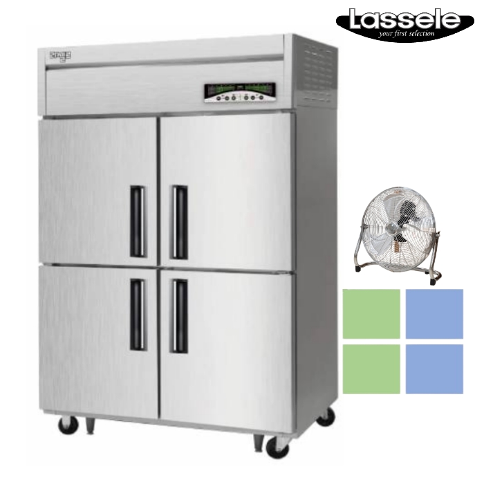 대형 양문형냉장고 4도어 45박스 식당 업소용 냉장냉동고