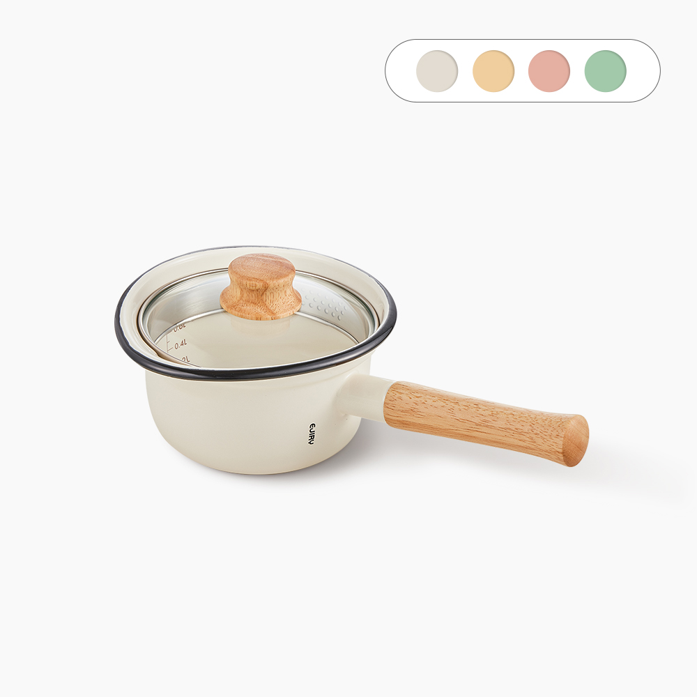 에지리 레모 법랑냄비 누들팟 인덕션 편수 라면 냄비