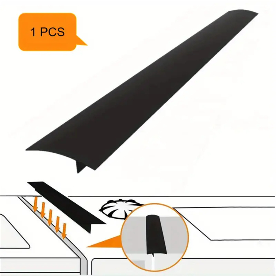 창문 빗물 막이 테라스 캐노피 지붕 비받이 차양막 40x40cm 투명 상단 회색