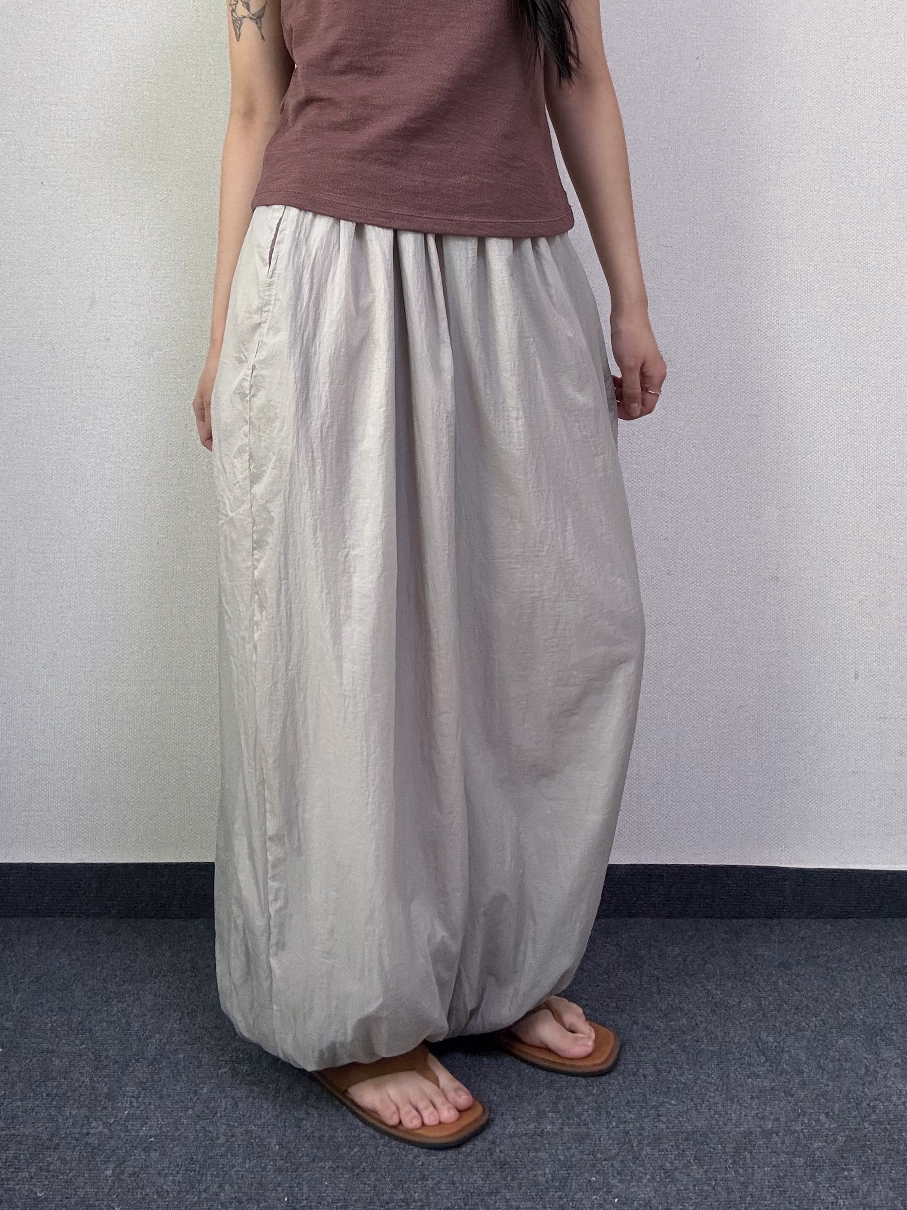 루아 나일론 펌킨 팬츠 [3Color] - 상세 이미지 2