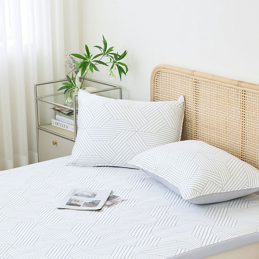 노스윈드 듀라론 냉감패드 여름 패밀리 침대 국산 쿨매트 고정밴드 포함(K/S)