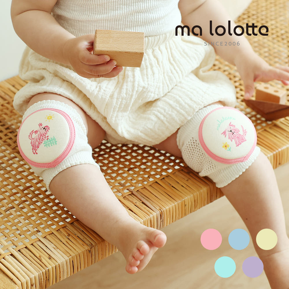 마롤로뜨 엘마월드 아기 무릎보호대 이중 유아 걸음마 보조기 몰리