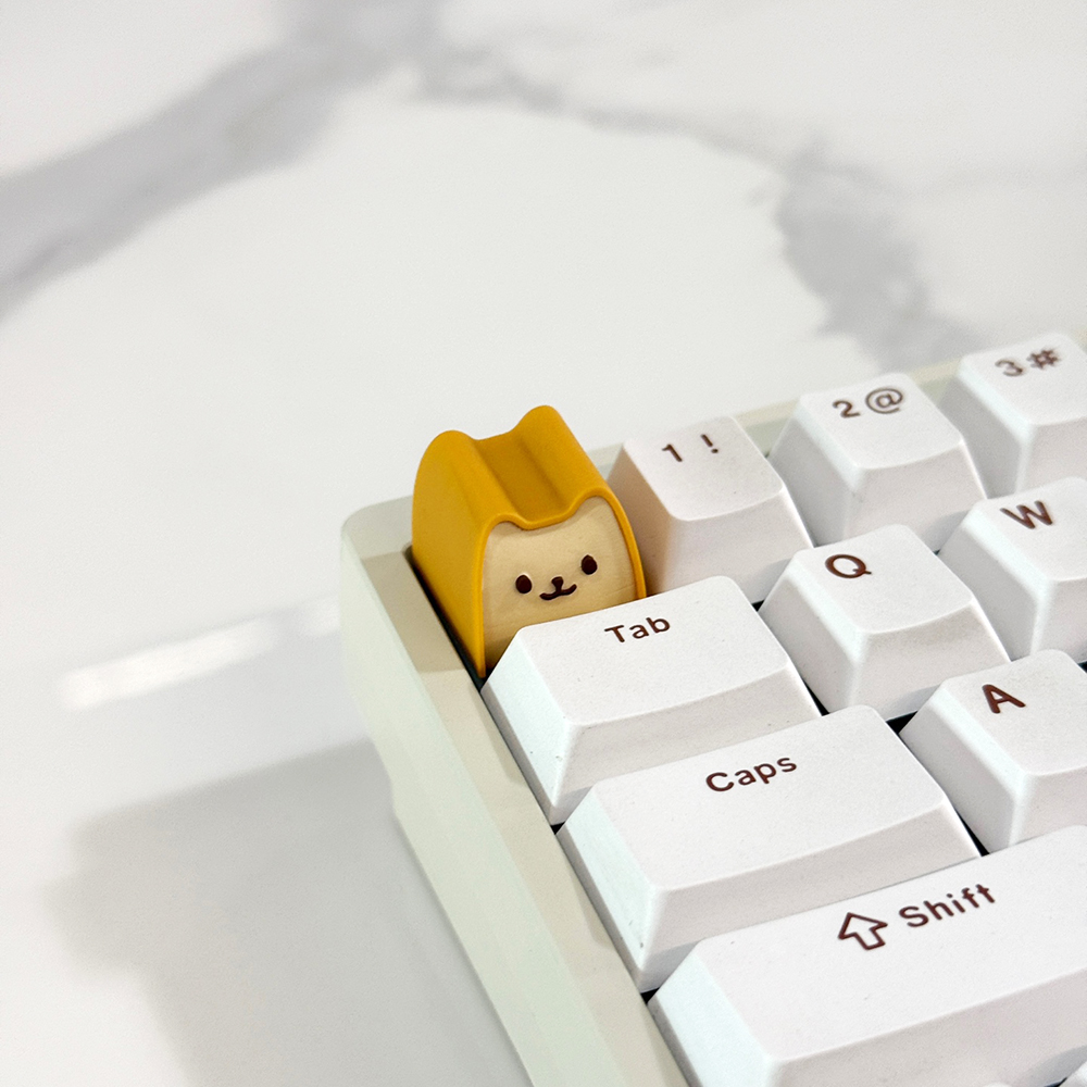 아티산 포인트키캡 귀여운 ESC 동물 고양이 기계식키보드 커스텀키캡 식빵캣