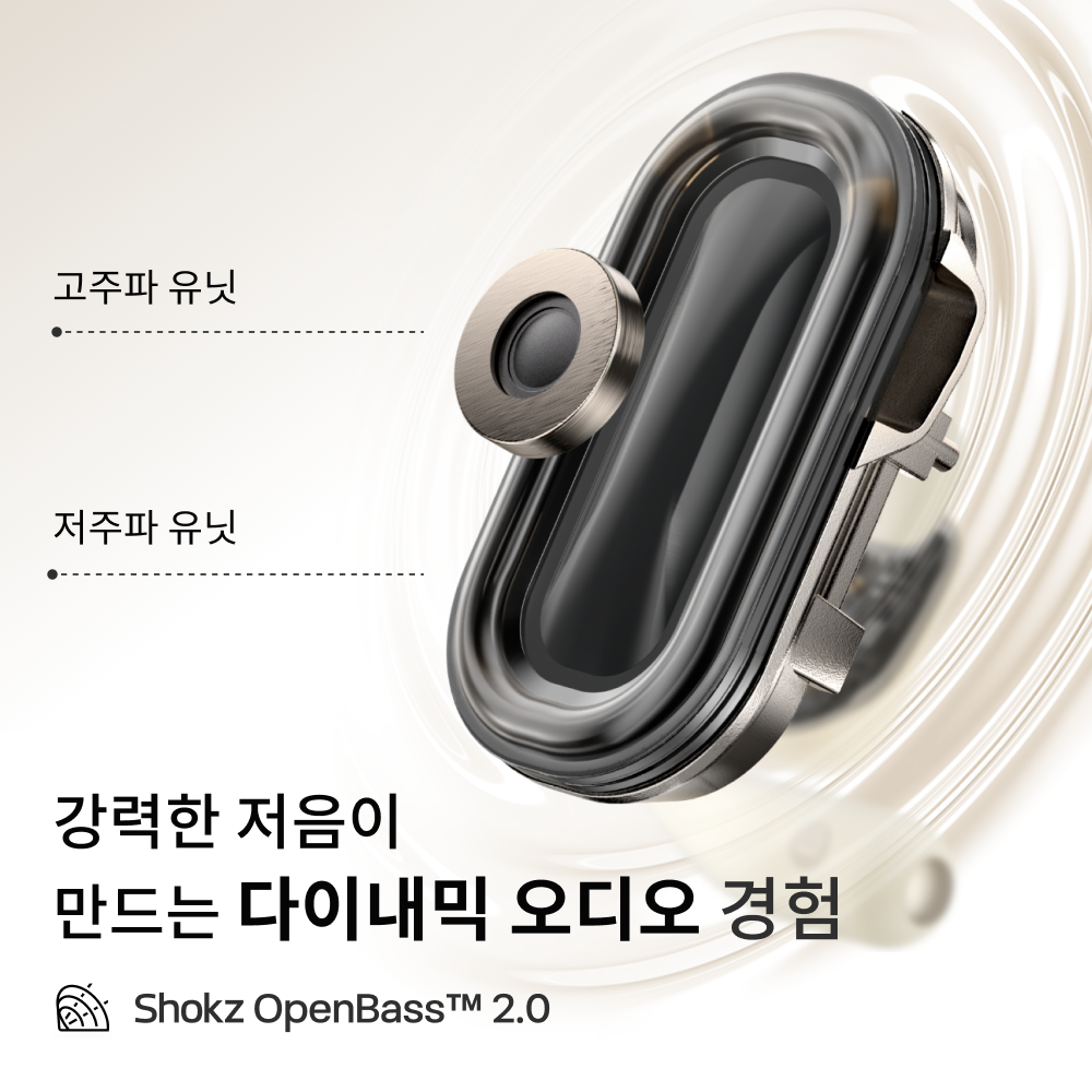 샥즈 오픈핏 2 T920 오픈형 귀걸이형 블루투스 공기전도 무선 귀걸이 이어폰 이미지 3