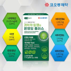 혈액순환 징코플러스 영양제 은행잎추출물 30정, 5개 맛있게 먹은 솔직 후기 - 상품 이미지 4