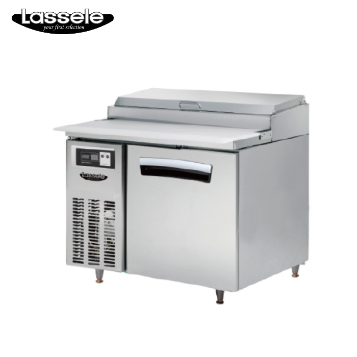 4구 토핑테이블냉장고900 냉장 1칸 셀프바 밧드냉장고