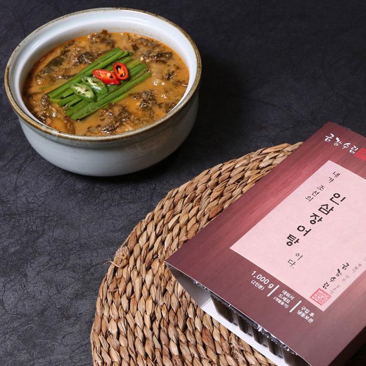 캠핑 글램핑 낚시 간편식 밀키트 맛집 인삼장어탕 1kg [2 - 3인분]