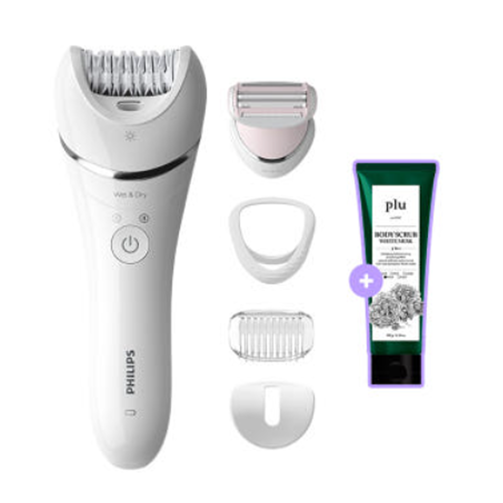 필립스 샤티넬 어드밴스 제모기 BRE710/10+바디스크럽