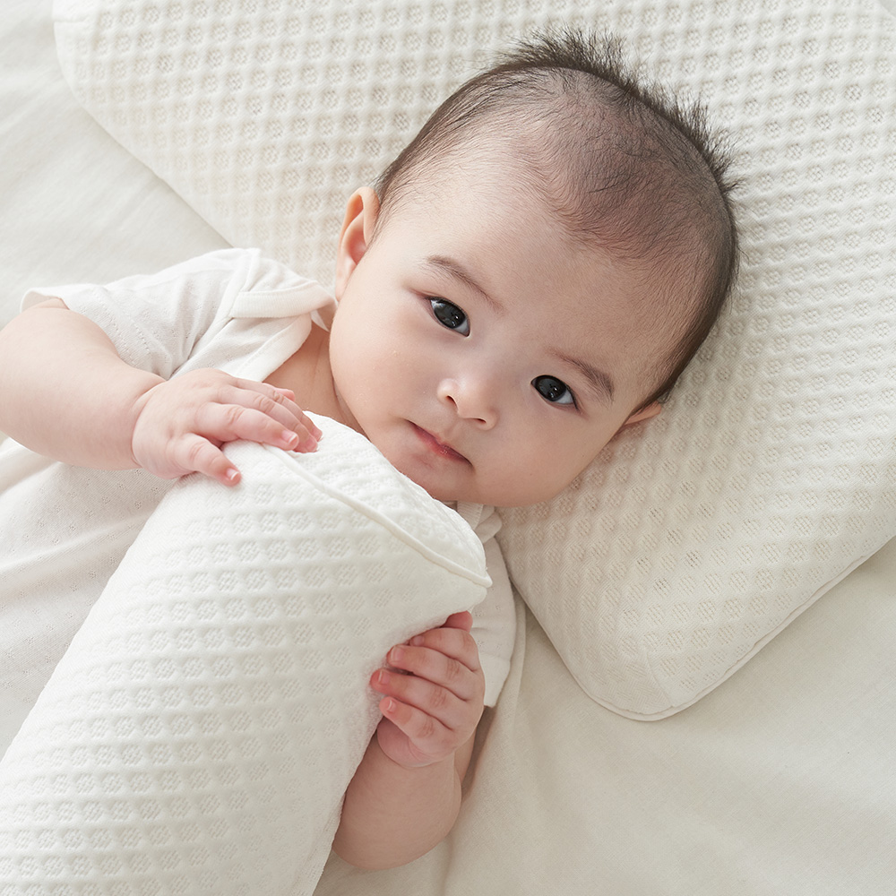 슬립스파 아기 두상 유아 어린이 키즈 신생아 돌 와이드베개