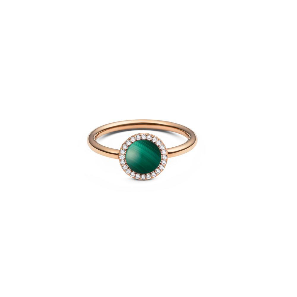 다니엘 웰링턴 AUDREY RING MALACHITE 싱글링 심플 큐빅 패션 우정반지 - 상품 이미지