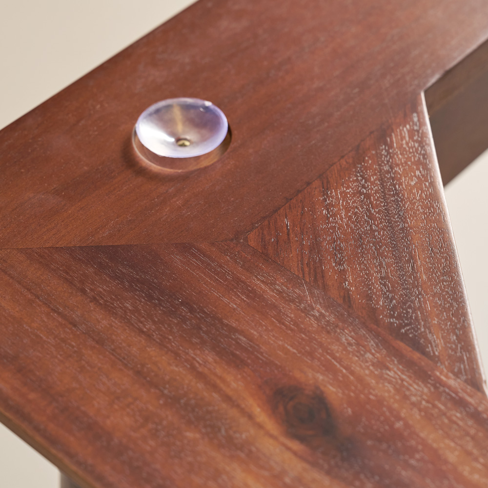 마드리 4인용 6인용 포세린세라믹식탁 원목 테이블 오트밀상판 1400mm, 월넛