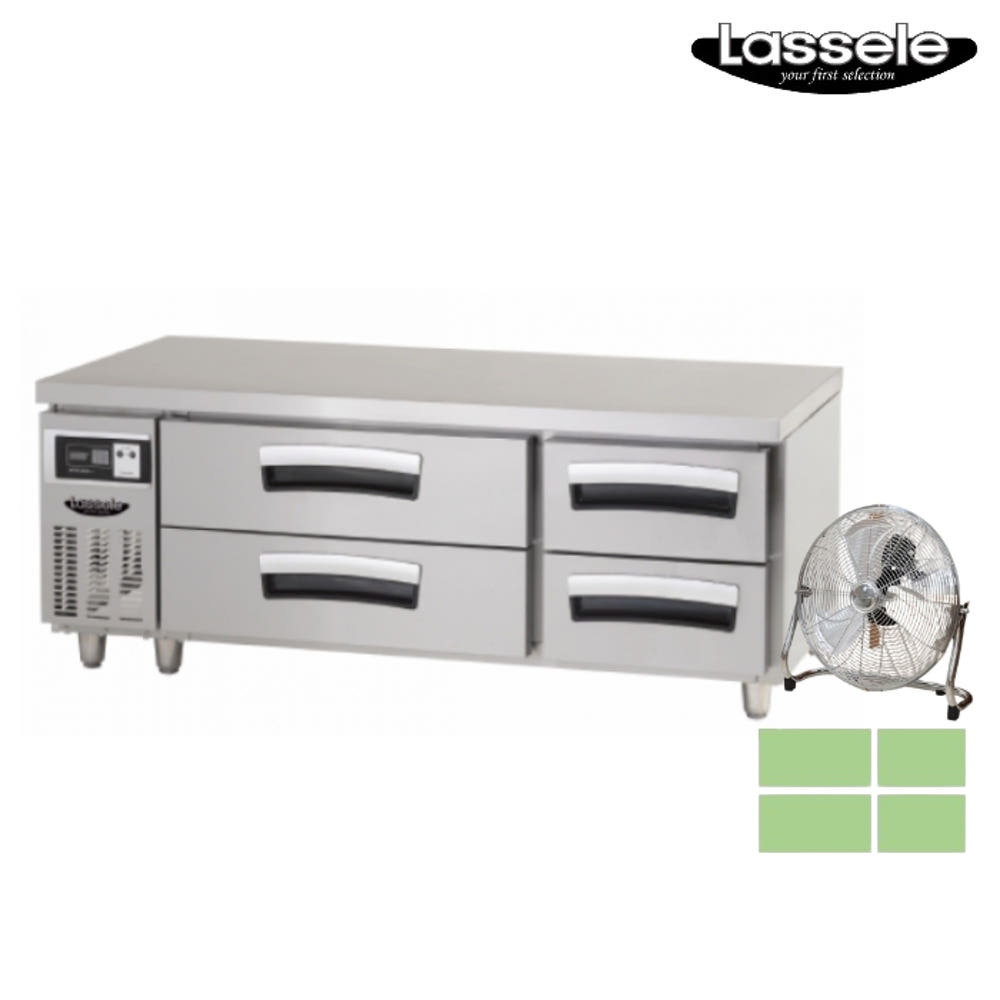 서랍식 냉장고 1500 업소용 식재료 분류 2단 밧드 냉장고 4칸 : 신일N위시웨이