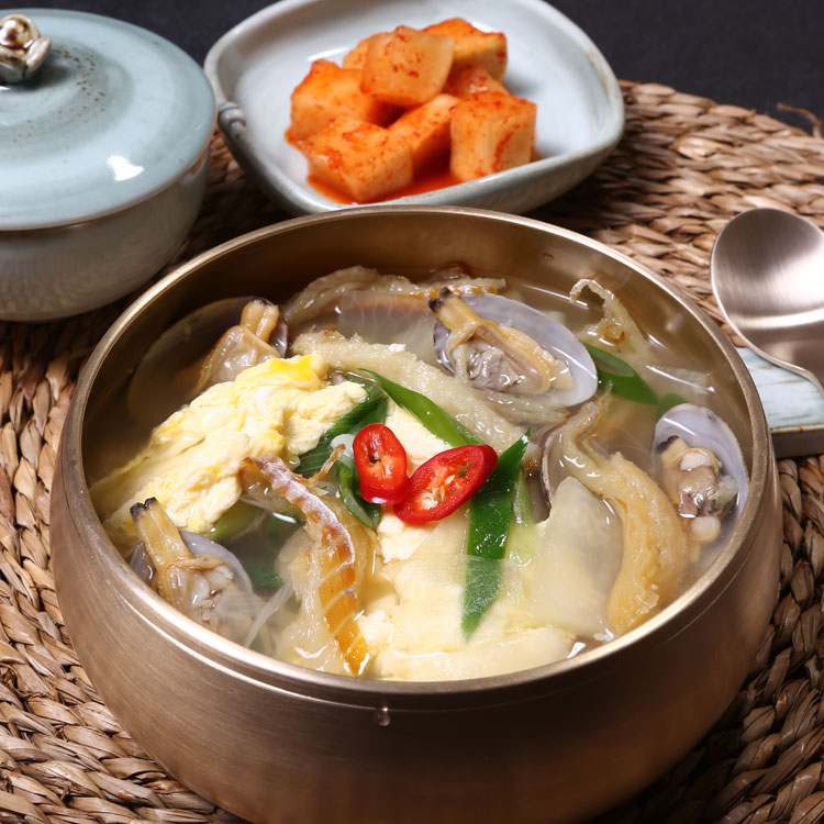 금강수림 바지락 황태국 1kg 캠핑 글램핑 낚시 간편식 밀키트 맛집 [2 - 3인분] - 상세 이미지 4