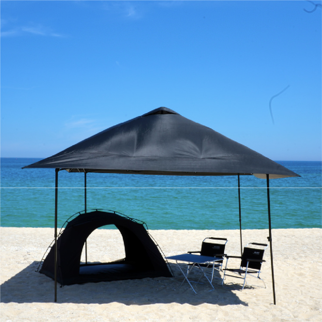 캠빌 사갓 3M 캐노피 천막 블랙 에디션