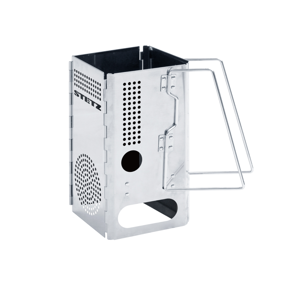 스테츠 접이식 침니스타터 휴대용 숯불 차콜 점화통 바베큐 캠핑 그릴용 착화기