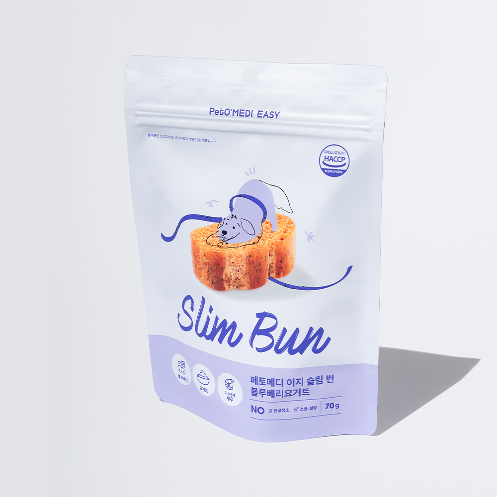 페토메디 강아지 간식 다이어트 이지슬림번 블루베리 요거트, 70g, 1개 - 상품 이미지