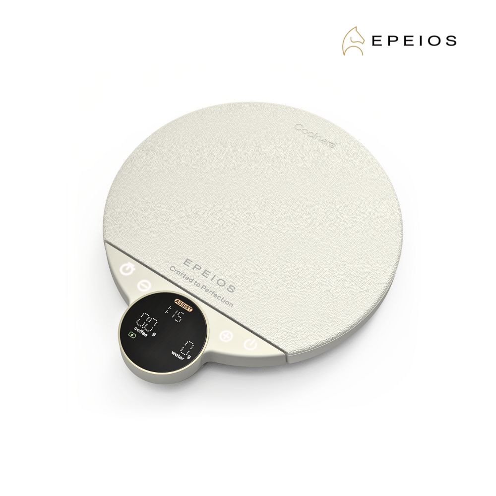 EPEIOS 에페이오스 스마트 브루잉 바리스타 커피 스케일 저울 밸런스 3kg, 0.1g, 화이트 - 상품 이미지