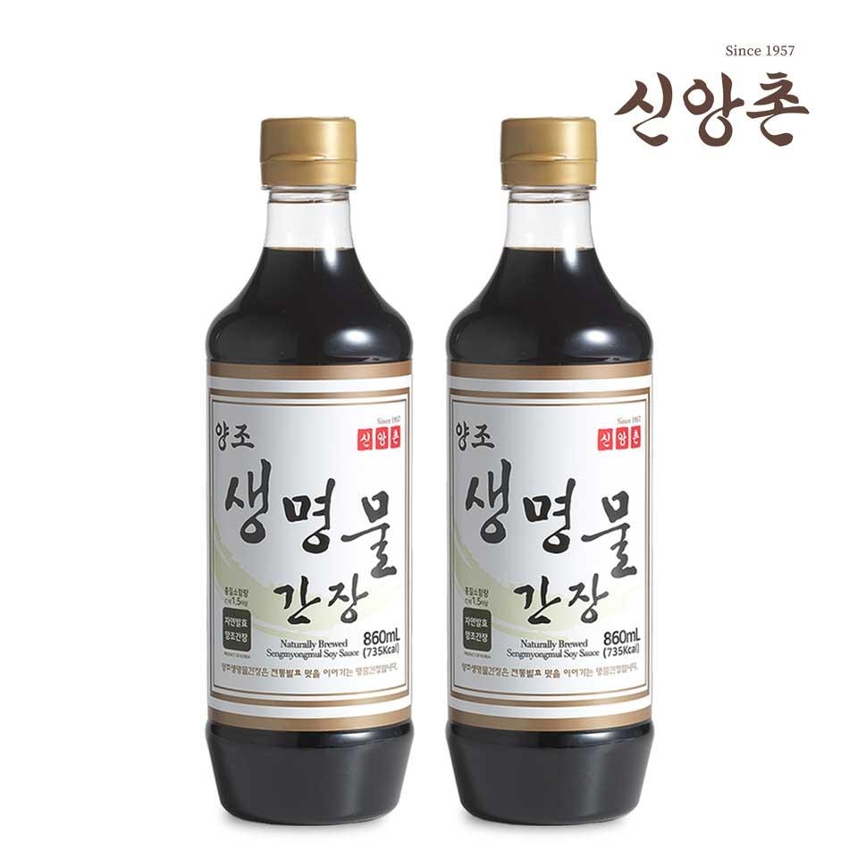 메가마트 [신앙촌] 양조 생명물간장 860mlx2 - 상품 이미지