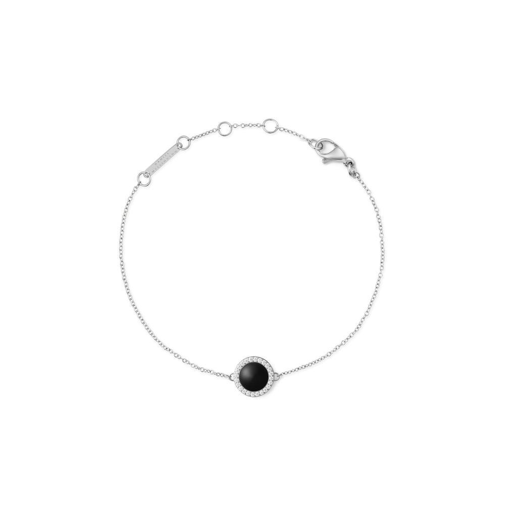 다니엘 웰링턴 AUDREY BRACELET BLACK AGATHE 원석 데일리 체인팔찌 - 상세 이미지 2