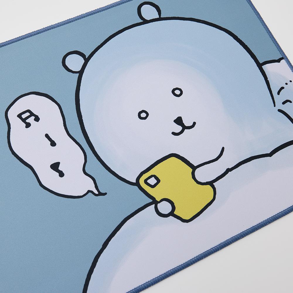 담곰이 마우스 장패드 데스크매트 블루 그레이 농담곰 패드 캐릭터 굿즈 - 상세 이미지 4