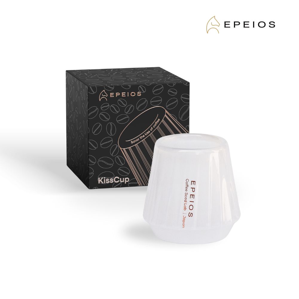 EPEIOS 에페이오스 테이스팅잔 키스컵 에스프레소 샷잔 + 기프트박스 문라이트 화이트 - 상품 이미지