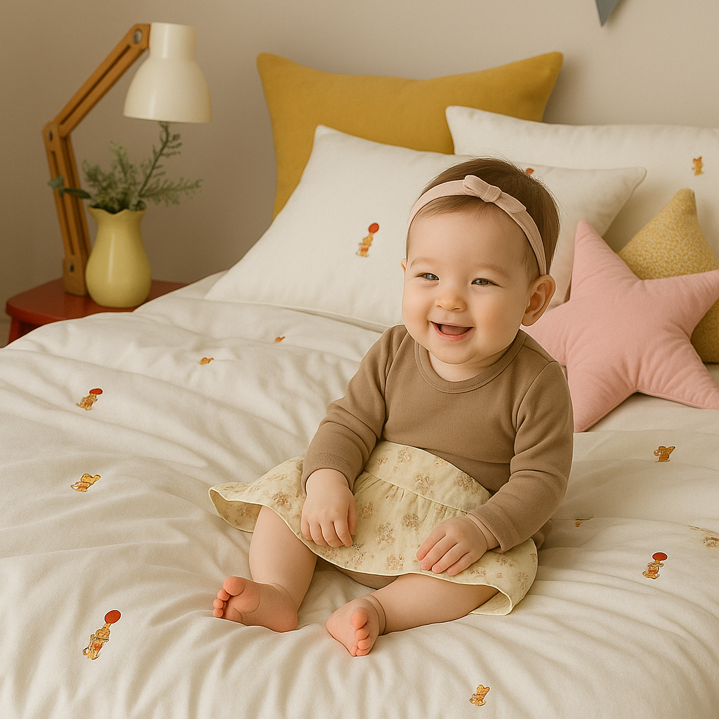 레노마홈 쁘띠푸워싱 사계절 디즈니 곰돌이 푸우 이불 면 모달 양면 사용 어린이 이불