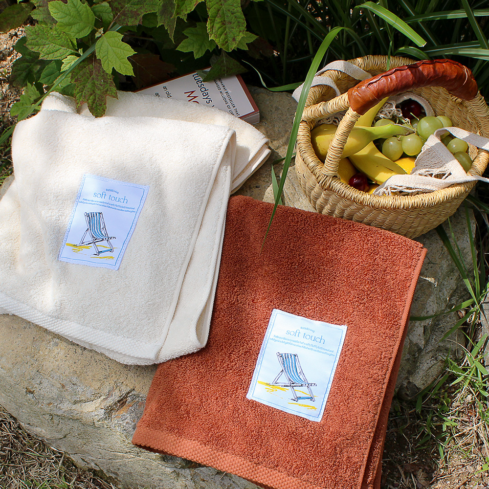 소프트터치 40수 코마사 바스타월 450g 고중량 물놀이 수영 대형수건