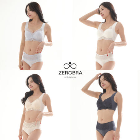 깃털같은 가벼움 제로브라 브라팬티 세트