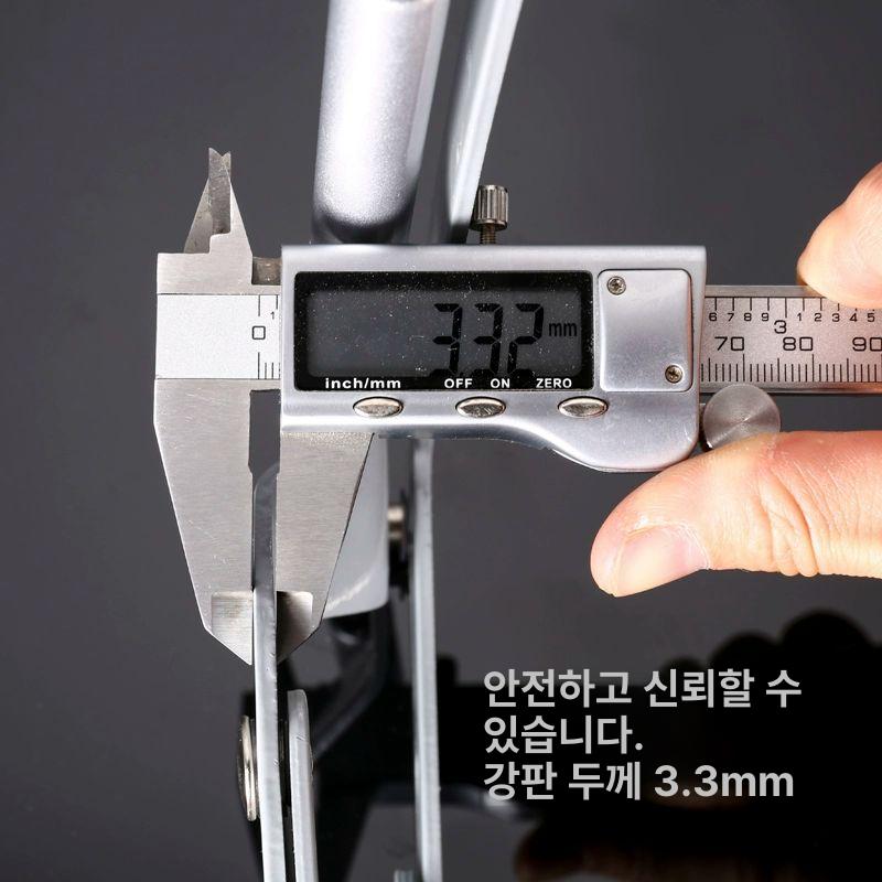 플립도어 선반 문짝 슬라이딩 지지대 브라켓 수납 완충형 4~6kg 중량 600-900 내폭 B - 상세 이미지 3