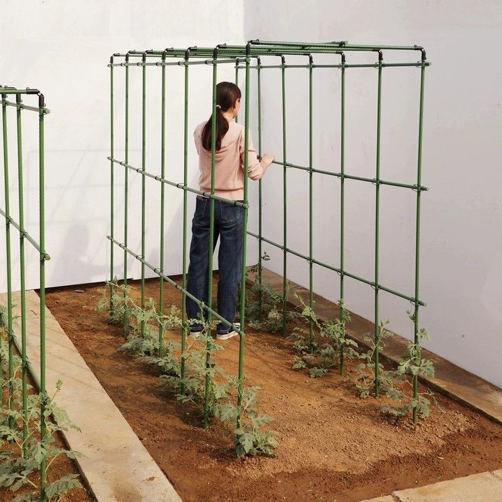 넝쿨식물 지지대 오이 원예 지주대 줄기 원예용 펜스 11직경 120x60x120 특대 - 상세 이미지 5
