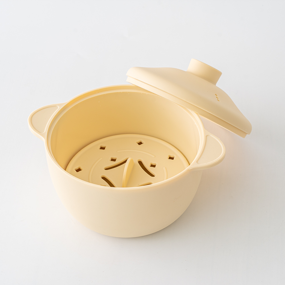 시샘 실리콘 계란찜기 찜냄비 전자레인지 용기 이유식 야채찜기 800ml - 상세 이미지 2