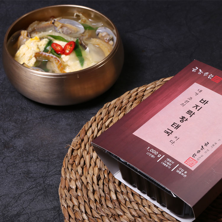 금강수림 바지락 황태국 1kg 캠핑 글램핑 낚시 간편식 밀키트 맛집 [2 - 3인분] - 상세 이미지 5